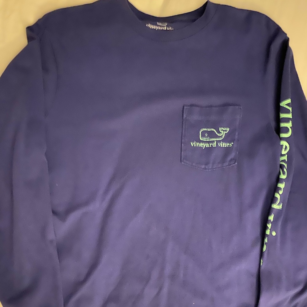 Vinyard Vines Long Sleeve Pocket Whale Shirt